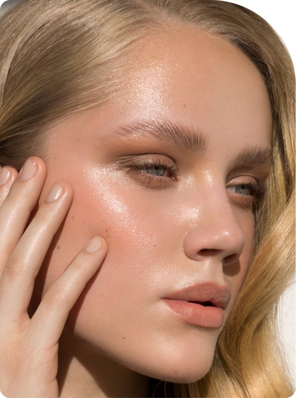 luminous skin finish