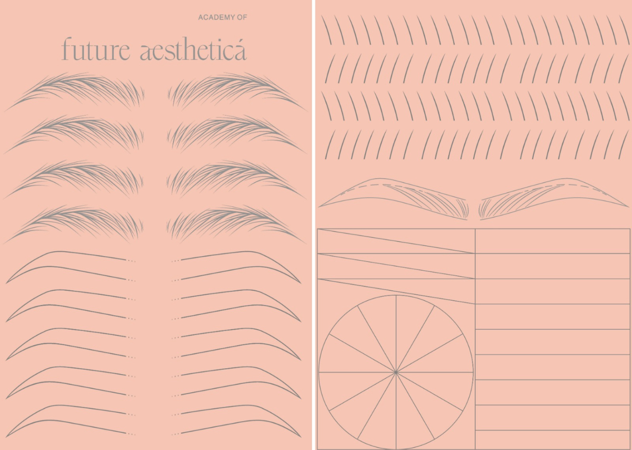 Eyebrows Silicone Practice Mat